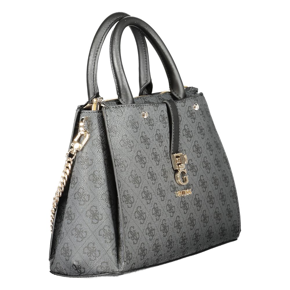 Brown Polyethylene Women Handbag