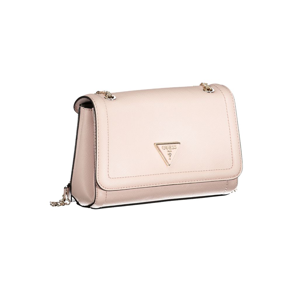 Rosa Poliuretano Women Handbag
