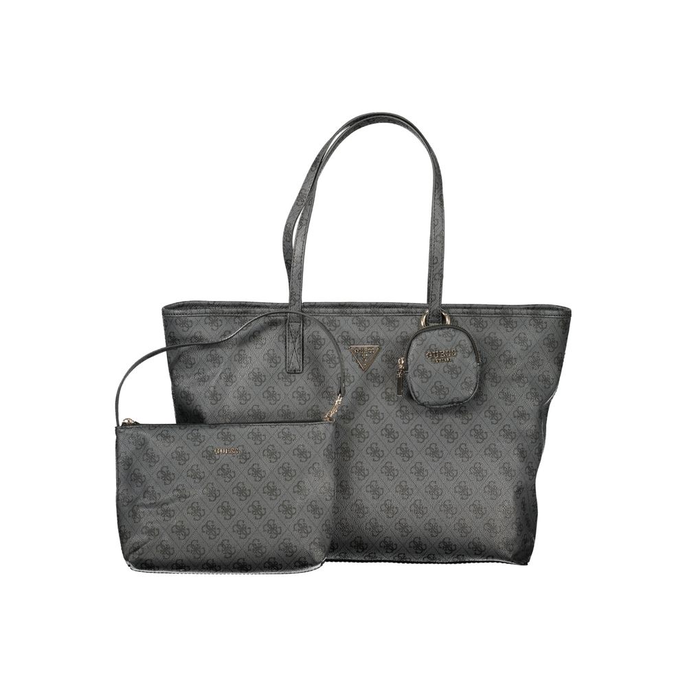 Grigio Poliuretano Women Handbag