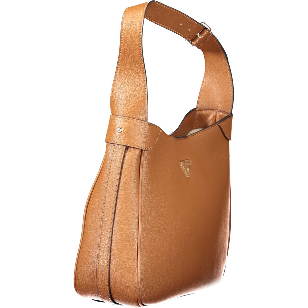 Marrone Poliuretano Women Handbag