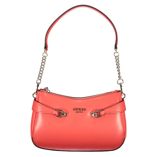 Red Polyethylene Women Handbag
