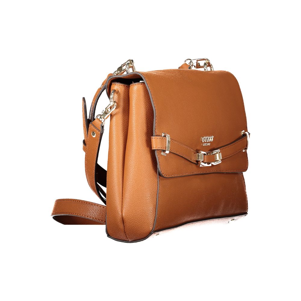 Marrone Poliuretano Woman Handbag