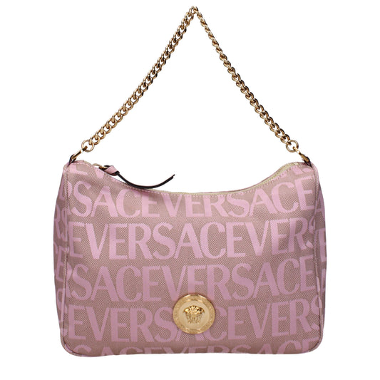 Beige Fabric Handbag