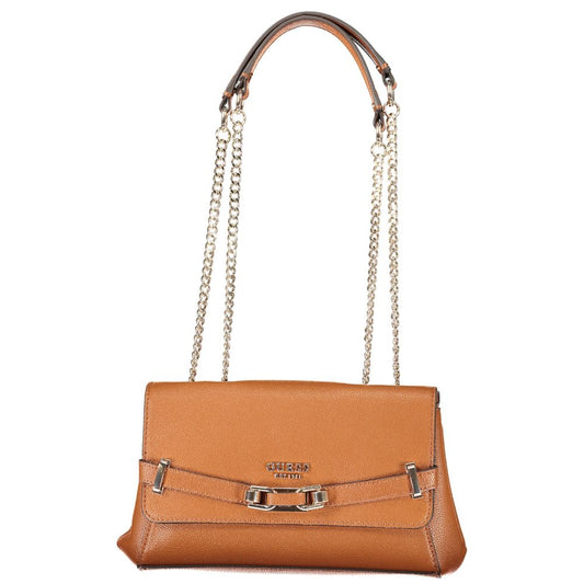 Marrone Poliuretano Women Handbag